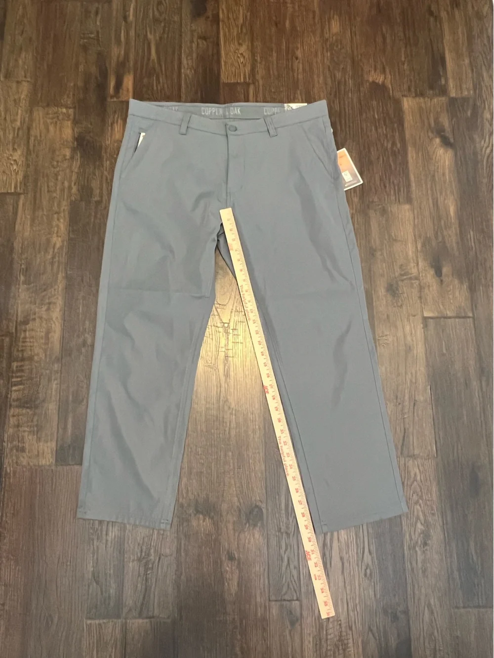 Copper & Oak Men’s Gray Momentum Utility Chino Pants Size 38